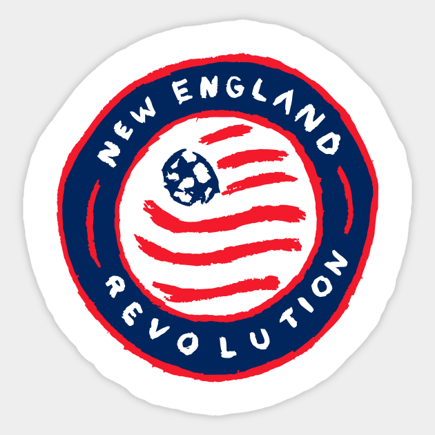 New England Revolutioooon 05 Sticker by Very Simple Graph